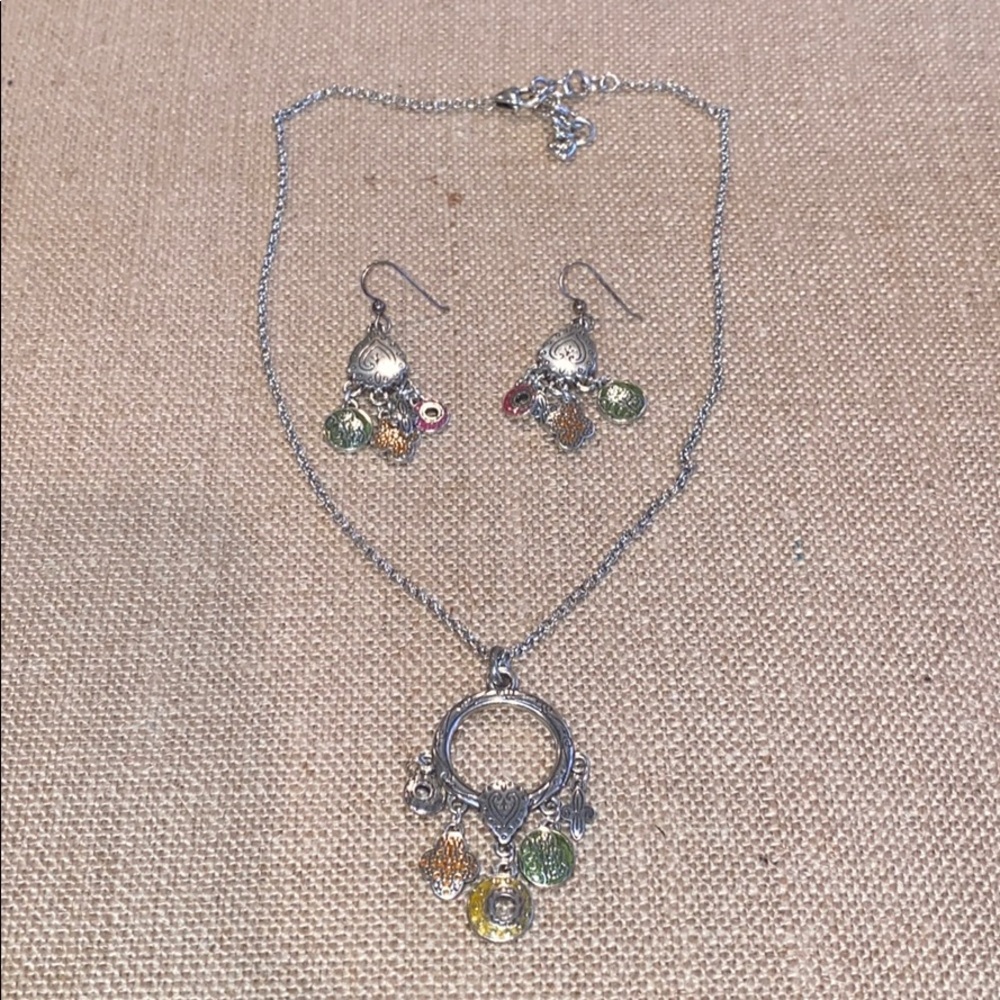 Brighton necklace and earring set